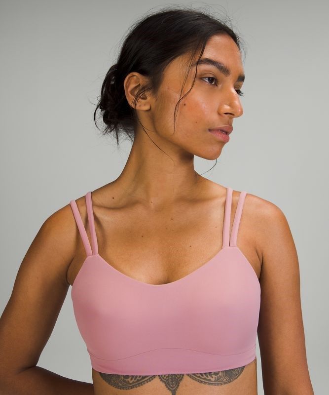 Lululemon Like a Cloud Bra Light Support Sport BH Dam Rosa Grå Bruna | QUOR-76902