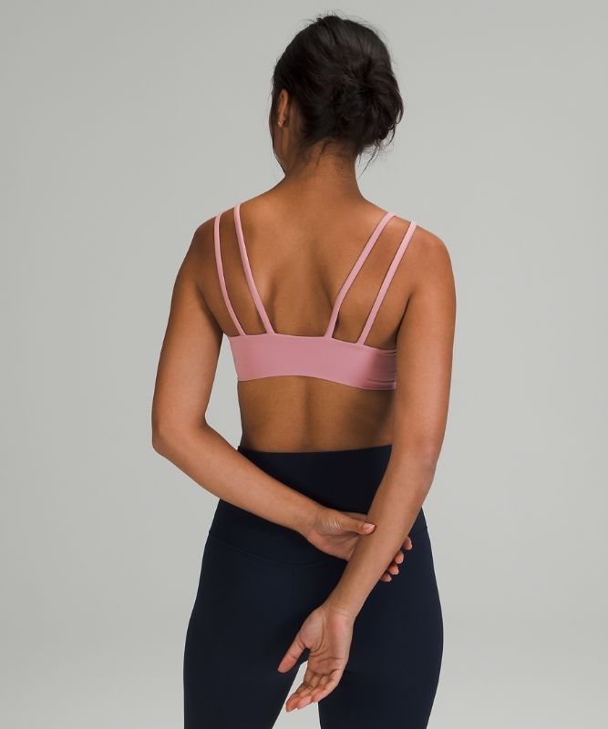 Lululemon Like a Cloud Bra Light Support Sport BH Dam Rosa Grå Bruna | QUOR-76902