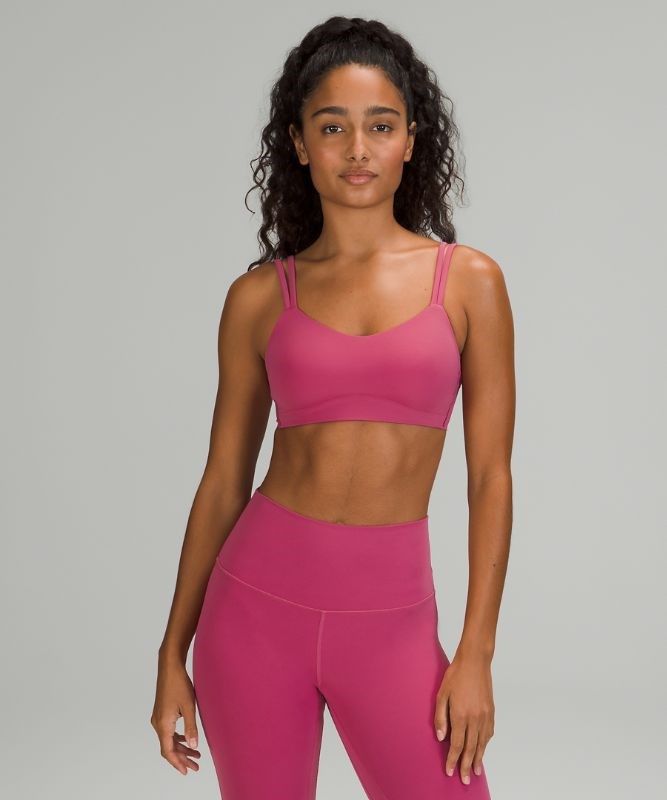 Lululemon Like a Cloud Bra Light Support Sport BH Dam Rosa | IFBY-50391