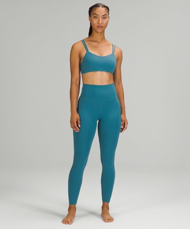 Lululemon Like a Cloud Bra Light Support Sport BH Dam Blå | ERLO-83640