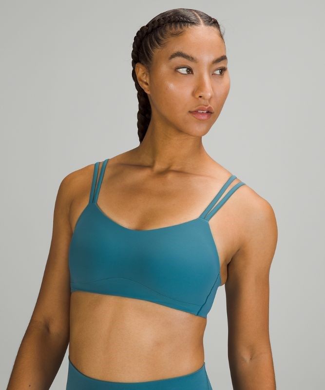 Lululemon Like a Cloud Bra Light Support Sport BH Dam Blå | ERLO-83640