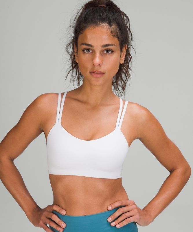 Lululemon Like a Cloud Bra Light Support Sport BH Dam Vita | EIUV-52314