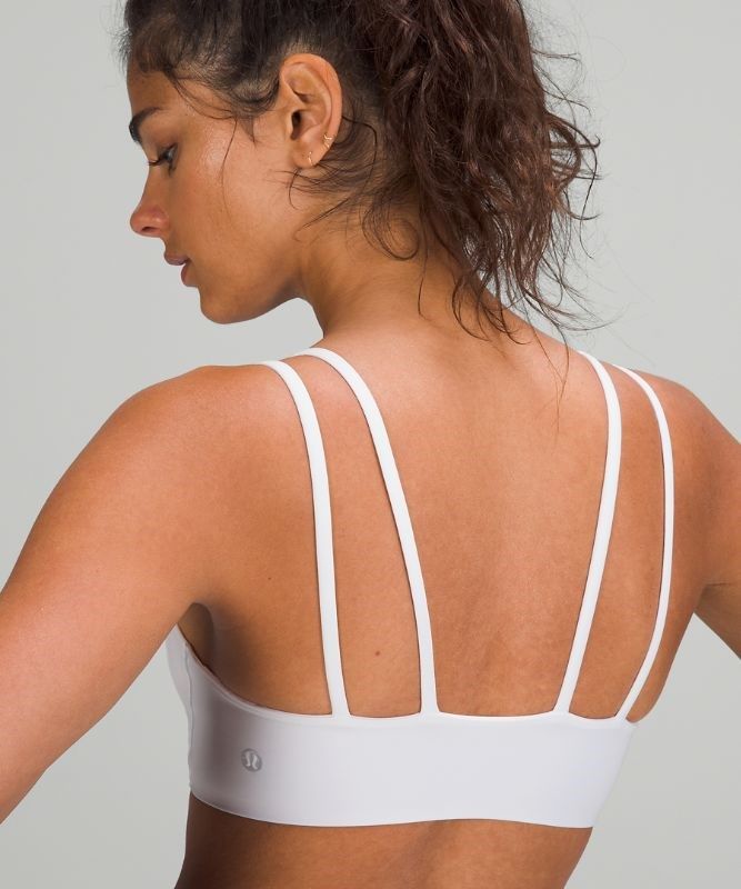 Lululemon Like a Cloud Bra Light Support Sport BH Dam Vita | EIUV-52314