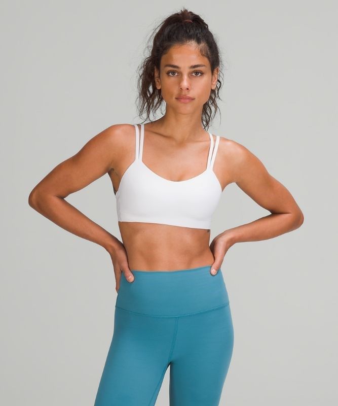 Lululemon Like a Cloud Bra Light Support Sport BH Dam Vita | EIUV-52314