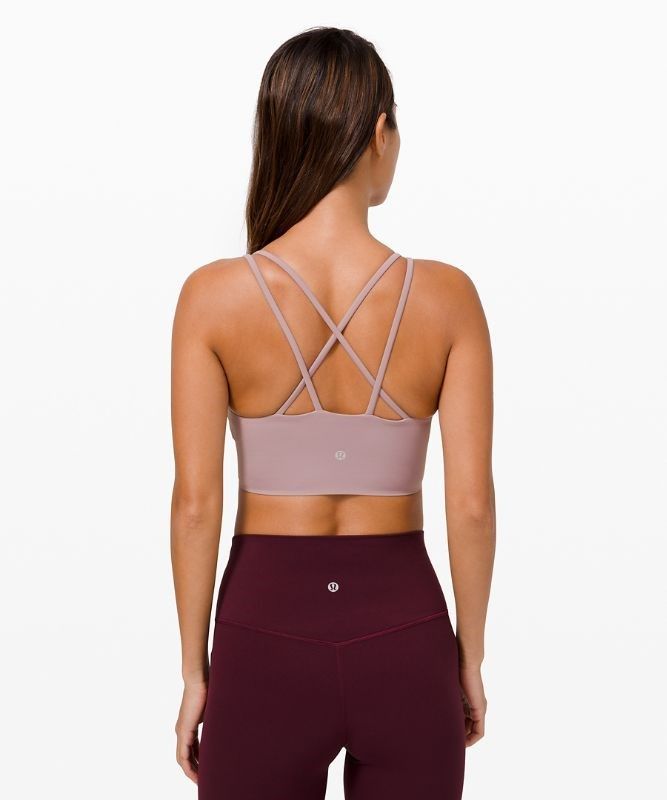 Lululemon Like a Cloud Long-Line Bra B/C Sport BH Dam Lila | HQFK-68709