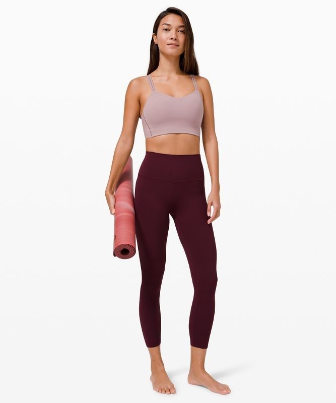 Lululemon Like a Cloud Long-Line Bra B/C Sport BH Dam Lila | HQFK-68709