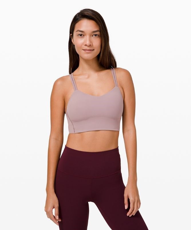 Lululemon Like a Cloud Long-Line Bra B/C Sport BH Dam Lila | HQFK-68709