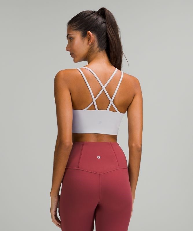 Lululemon Like a Cloud Long-Line Bra B/C Sport BH Dam Chrome | EATN-39187