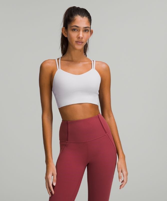 Lululemon Like a Cloud Long-Line Bra B/C Sport BH Dam Chrome | EATN-39187