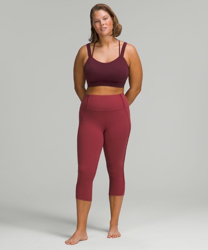 Lululemon Like a Cloud Longline Bra Light Support Sport BH Dam Cassis | PJOS-06932