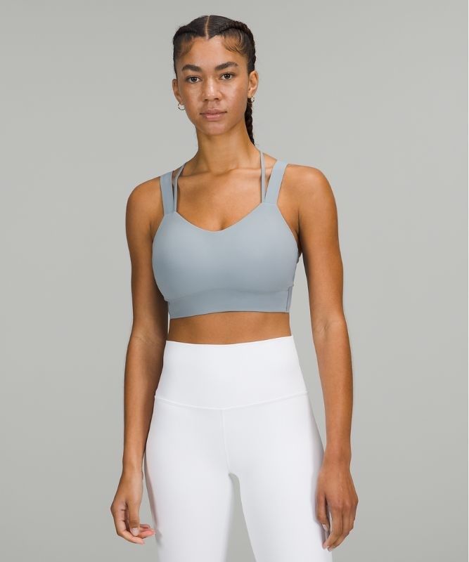 Lululemon Like a Cloud Longline Bra Light Support Sport BH Dam Chambray | HXUW-78463