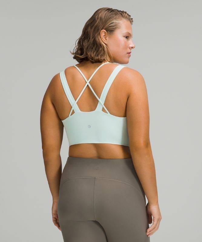 Lululemon Like a Cloud Longline Bra Light Support Sport BH Dam Mintgröna | DMQZ-16439