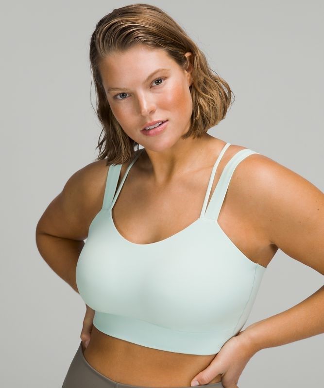 Lululemon Like a Cloud Longline Bra Light Support Sport BH Dam Mintgröna | DMQZ-16439