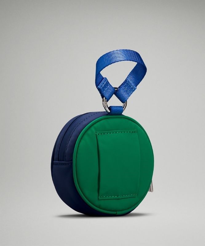 Lululemon Logo Coin Pouch Väskor Accessories Turkos Blå | EQYB-10792