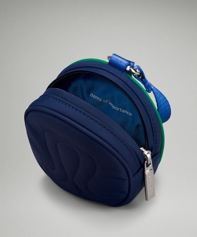 Lululemon Logo Coin Pouch Väskor Accessories Turkos Blå | EQYB-10792