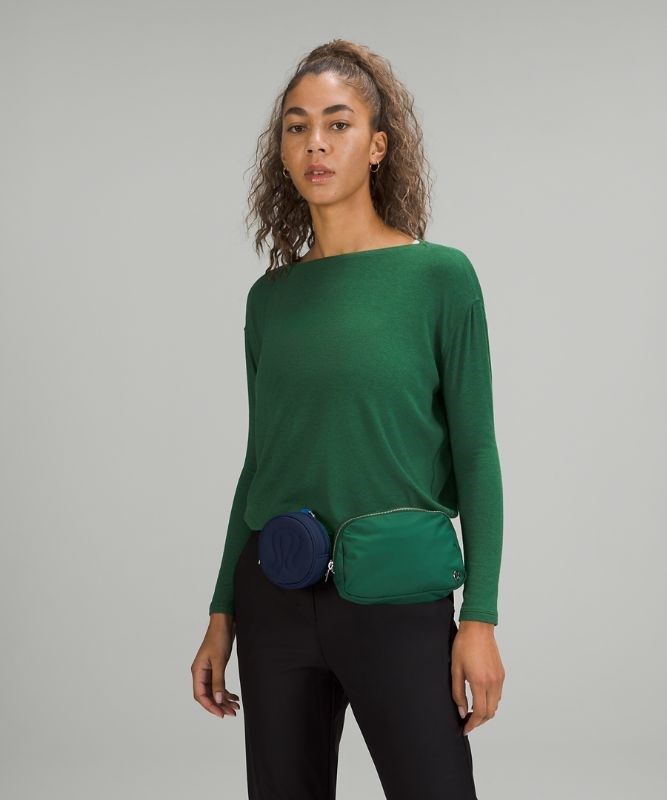 Lululemon Logo Coin Pouch Väskor Accessories Turkos Blå | EQYB-10792