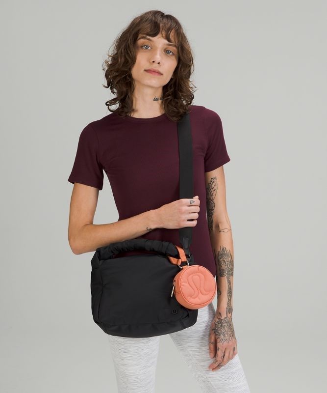 Lululemon Logo Coin Pouch Väskor Accessories Rosa | AHIW-06472