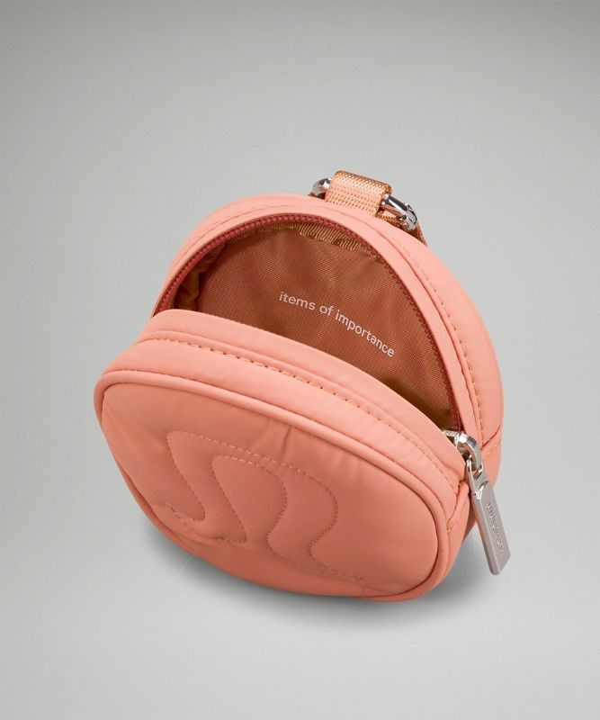 Lululemon Logo Coin Pouch Väskor Accessories Rosa | AHIW-06472