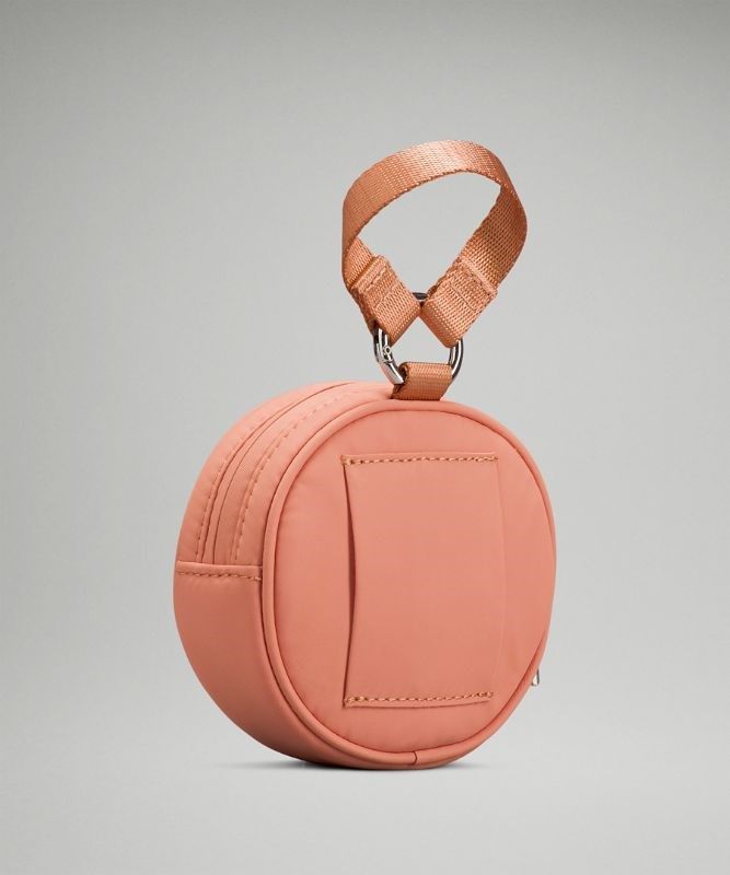 Lululemon Logo Coin Pouch Väskor Accessories Rosa | AHIW-06472