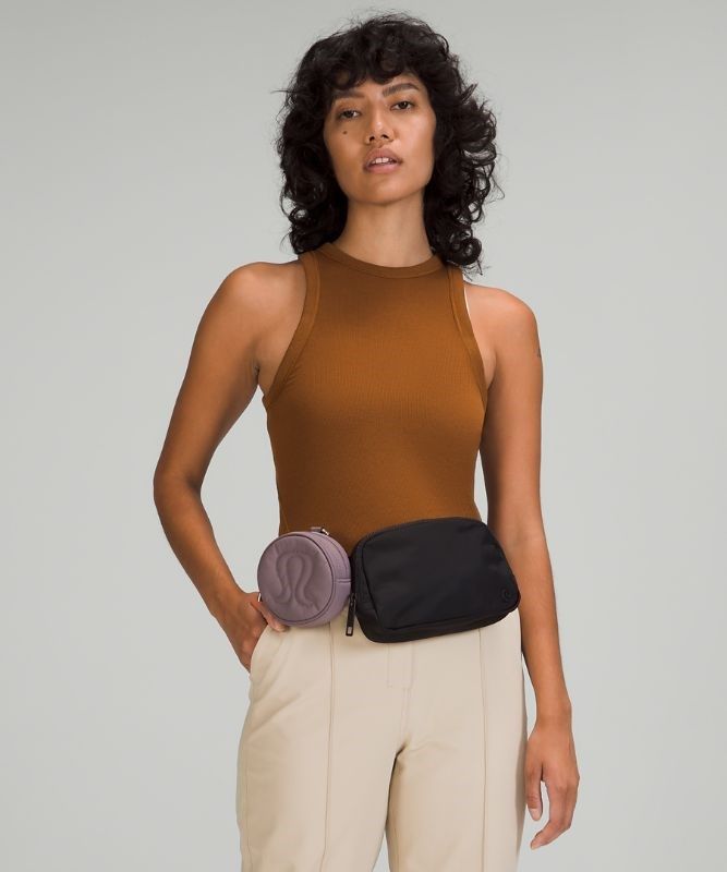 Lululemon Logo Pouch Väskor Accessories Lunar Rock | GWQT-20914