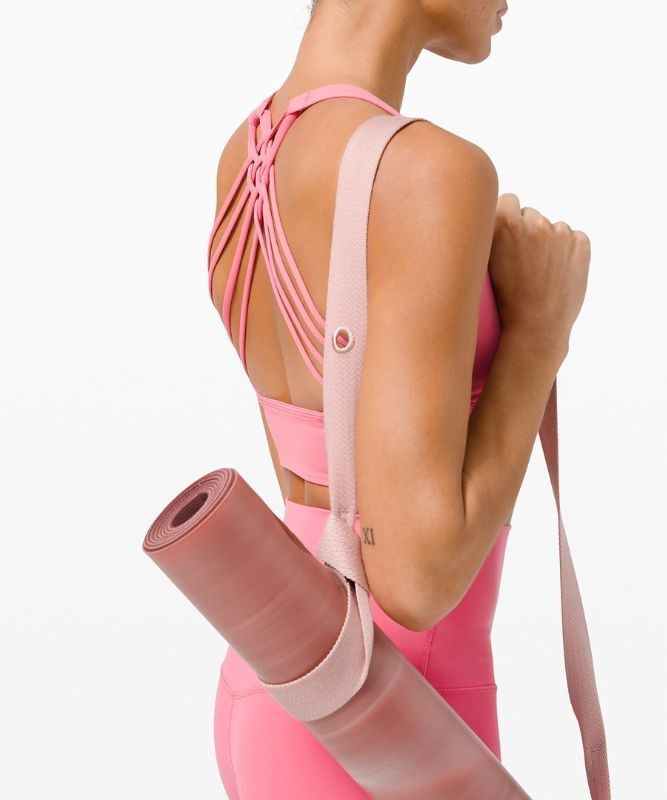 Lululemon Loop It Up Mat Strap Cotton Utrustning Accessories Rosa | AMEN-83610