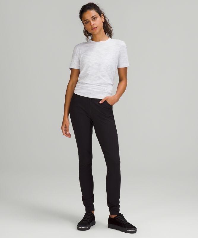 Lululemon Love Crew Blast Dam Grå Vita | WLKB-57829