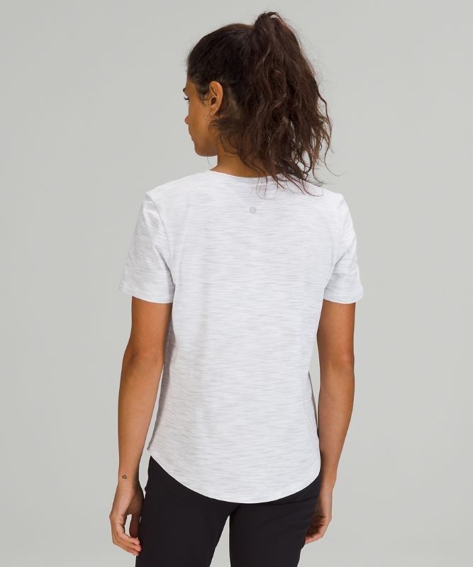 Lululemon Love Crew Blast Dam Grå Vita | WLKB-57829