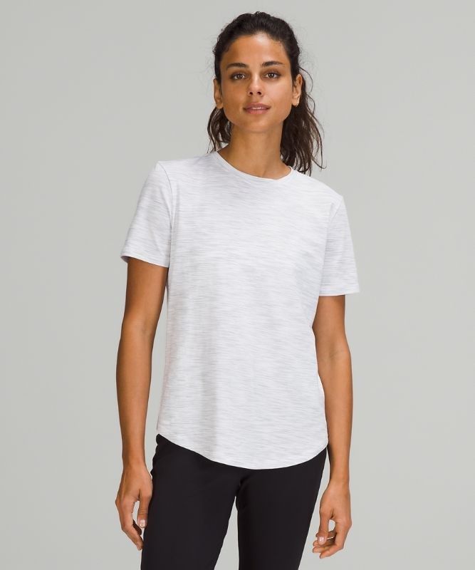 Lululemon Love Crew Blast Dam Grå Vita | WLKB-57829