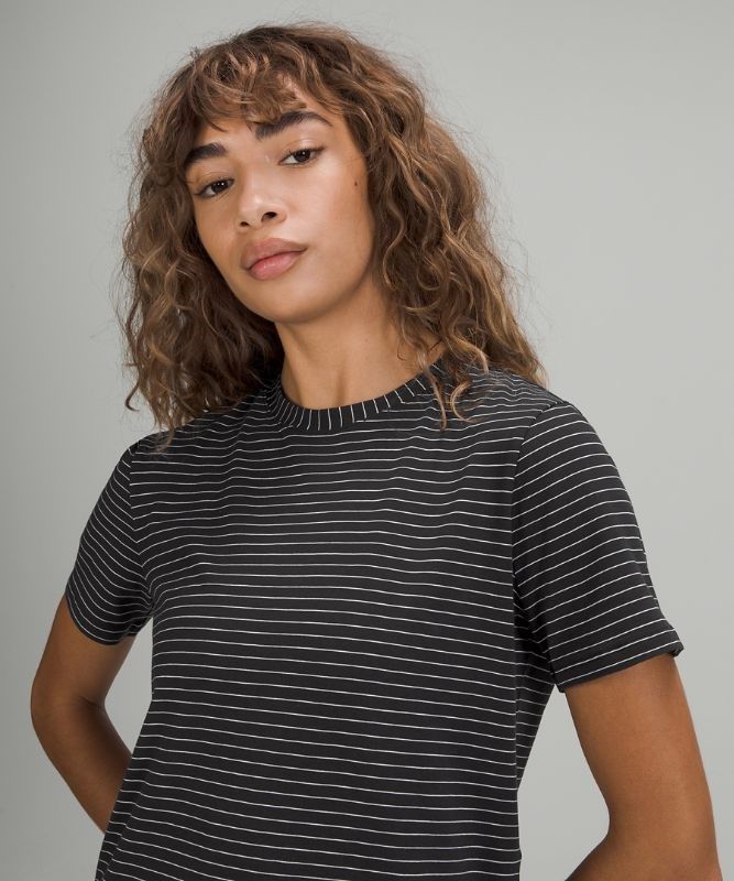 Lululemon Love Crew Blast Dam Svarta Vita | LMQF-26578