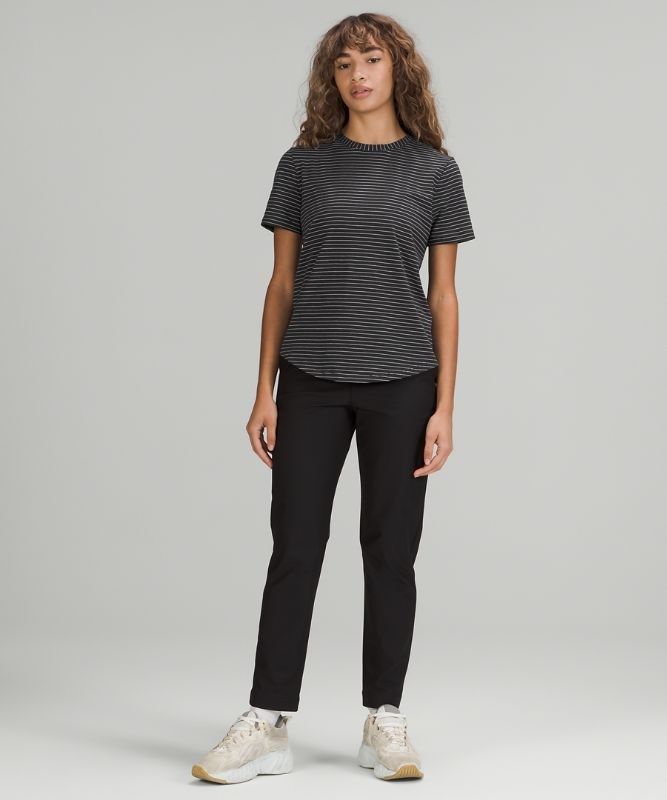 Lululemon Love Crew Blast Dam Svarta Vita | LMQF-26578