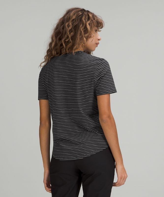 Lululemon Love Crew Blast Dam Svarta Vita | LMQF-26578