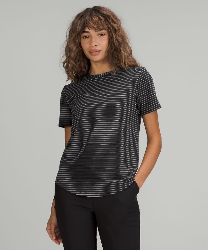 Lululemon Love Crew Blast Dam Svarta Vita | LMQF-26578