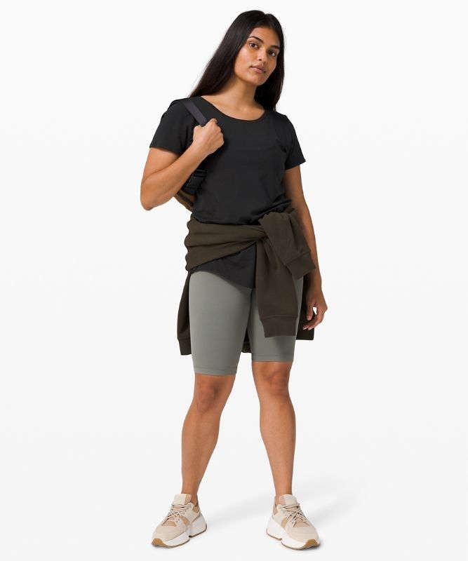 Lululemon Love Crew Short Sleeve T-Shirt Lightweight Blast Dam Svarta | QIER-34761