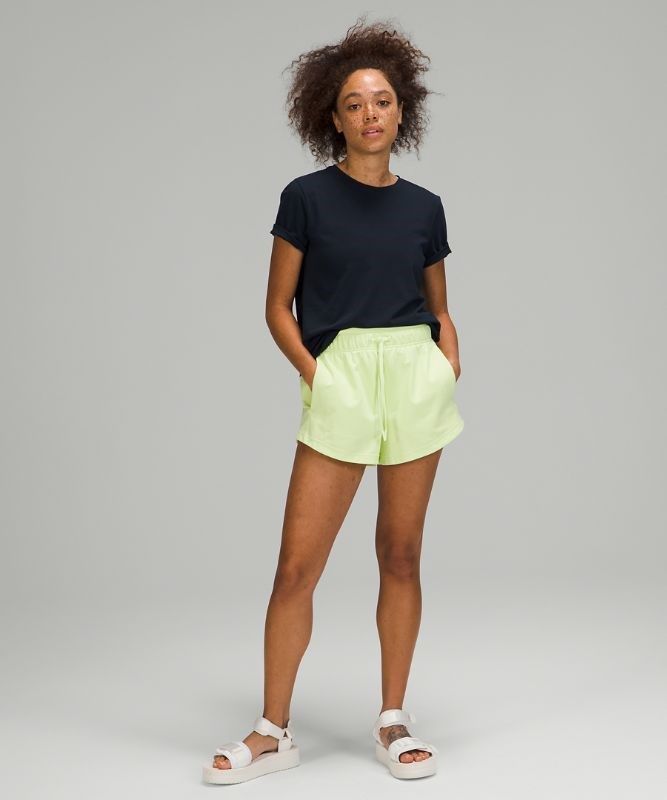 Lululemon Love Crew Short Sleeve T-Shirt Blast Dam Marinblå | IPTQ-50136