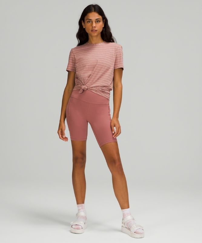 Lululemon Love Crew Short Sleeve T-Shirt Blast Dam Vita | FHDZ-31578