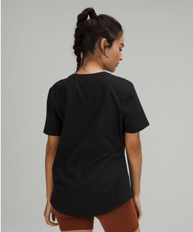 Lululemon Love Crew Short Sleeve T-Shirt Blast Dam Svarta | BVND-37856