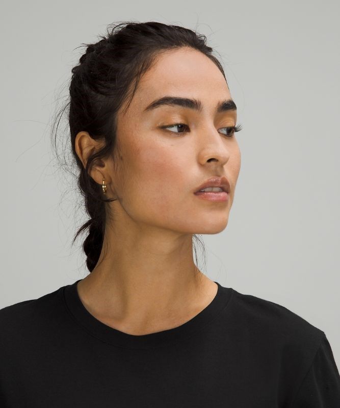 Lululemon Love Crew Short Sleeve T-Shirt Blast Dam Svarta | BVND-37856