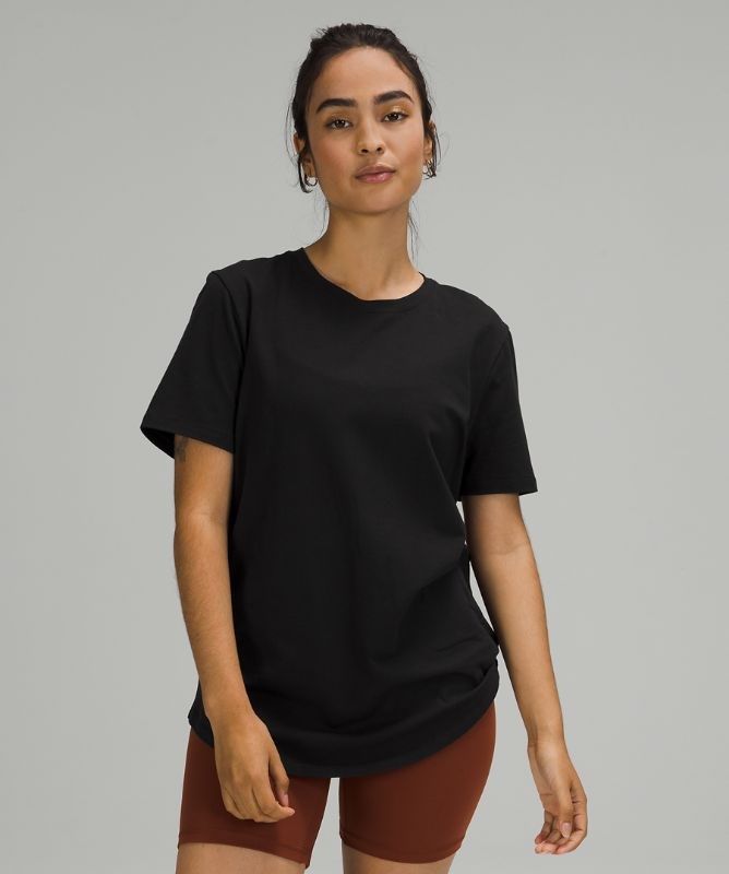 Lululemon Love Crew Short Sleeve T-Shirt Blast Dam Svarta | BVND-37856