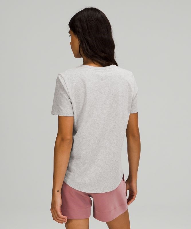 Lululemon Love Crew Short Sleeve T-Shirt Blast Dam Ljusgrå | BULW-40958