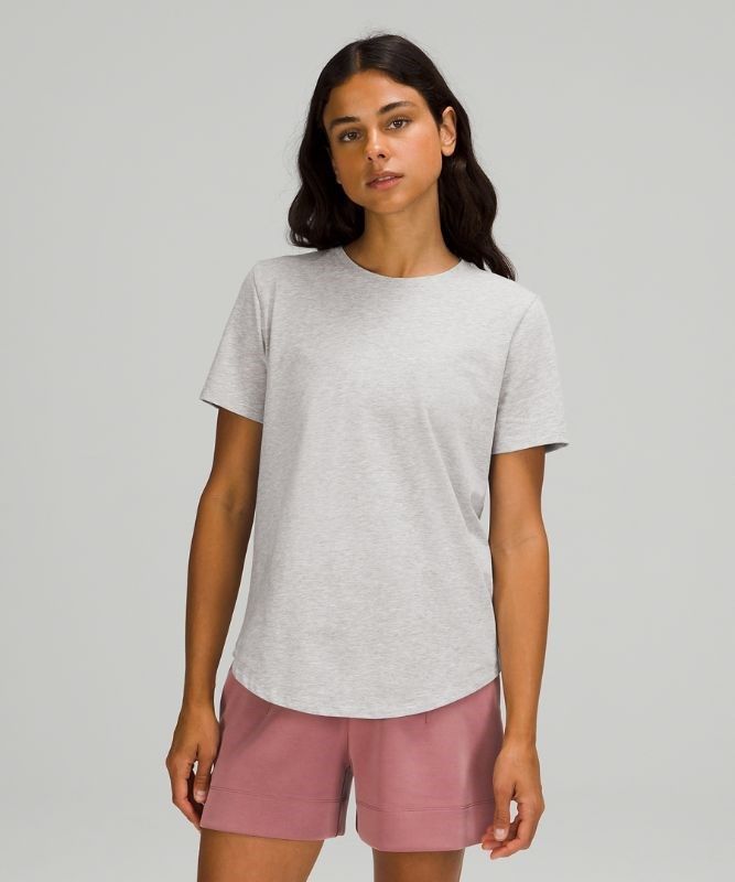 Lululemon Love Crew Short Sleeve T-Shirt Blast Dam Ljusgrå | BULW-40958