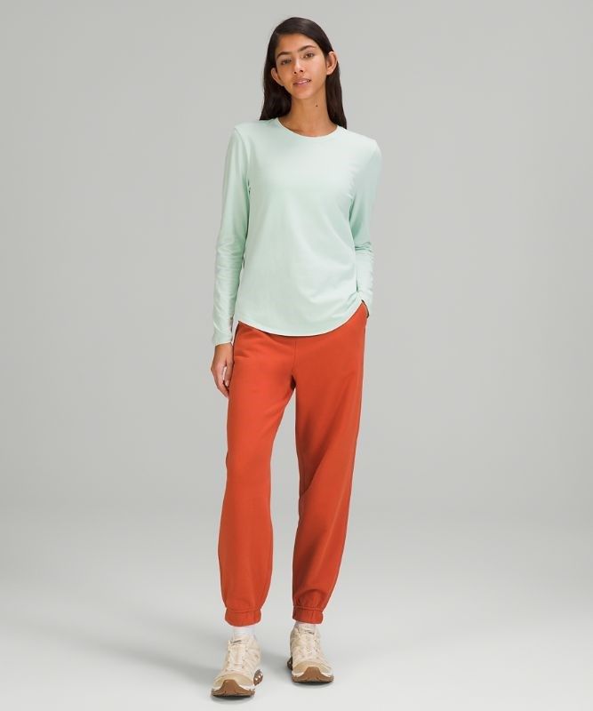 Lululemon Love Long Sleeve Blast Dam Mintgröna | JHMT-20613