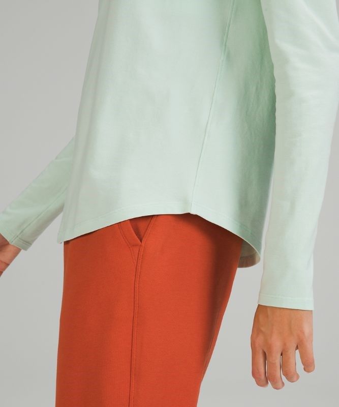 Lululemon Love Long Sleeve Blast Dam Mintgröna | JHMT-20613