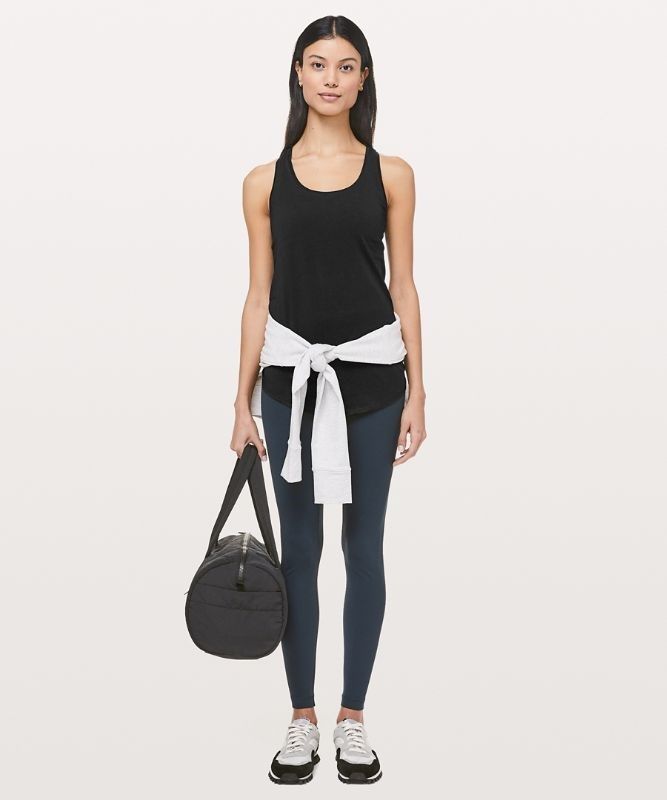Lululemon Love Tank Pleated Blast Dam Svarta | GRNB-19436