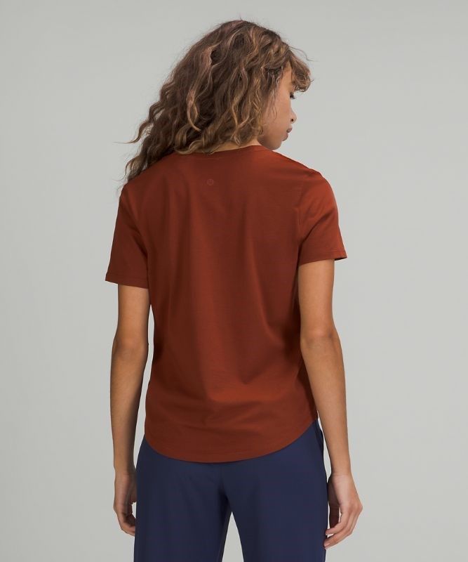 Lululemon Love V-Neck T-Shirt Blast Dam Bruna | YOME-92106