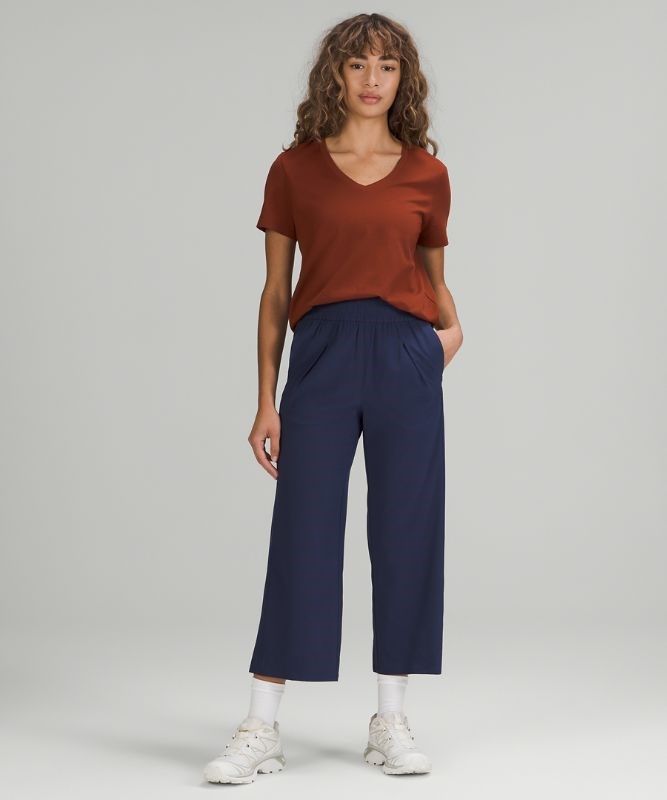 Lululemon Love V-Neck T-Shirt Blast Dam Bruna | YOME-92106