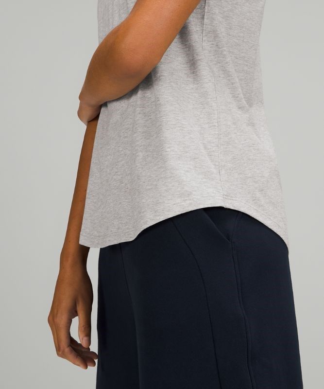 Lululemon Love V-Neck T-Shirt Blast Dam Ljusgrå | HKXY-70638