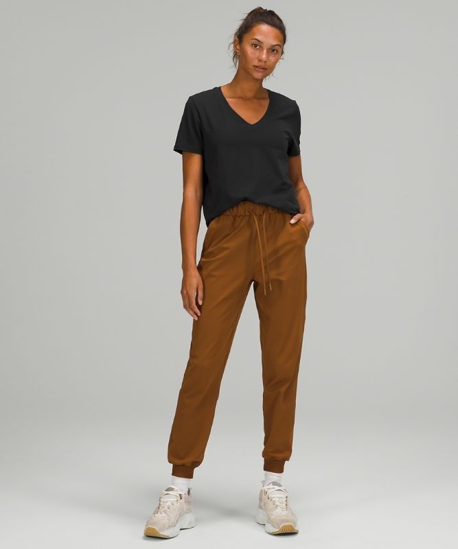 Lululemon Love V-Neck T-Shirt Blast Dam Svarta | OXHJ-36819