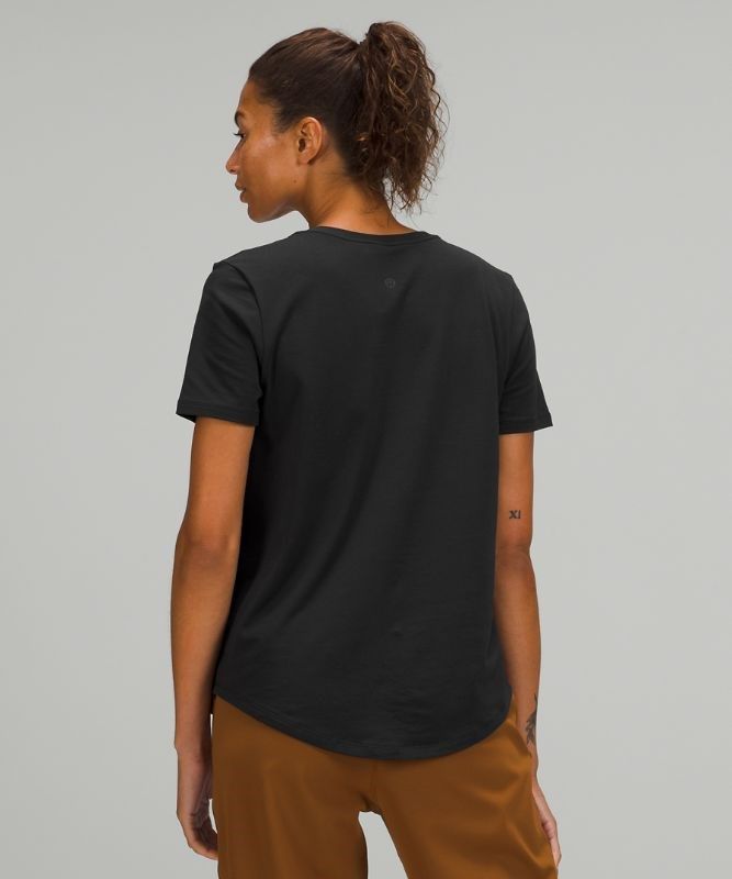 Lululemon Love V-Neck T-Shirt Blast Dam Svarta | OXHJ-36819