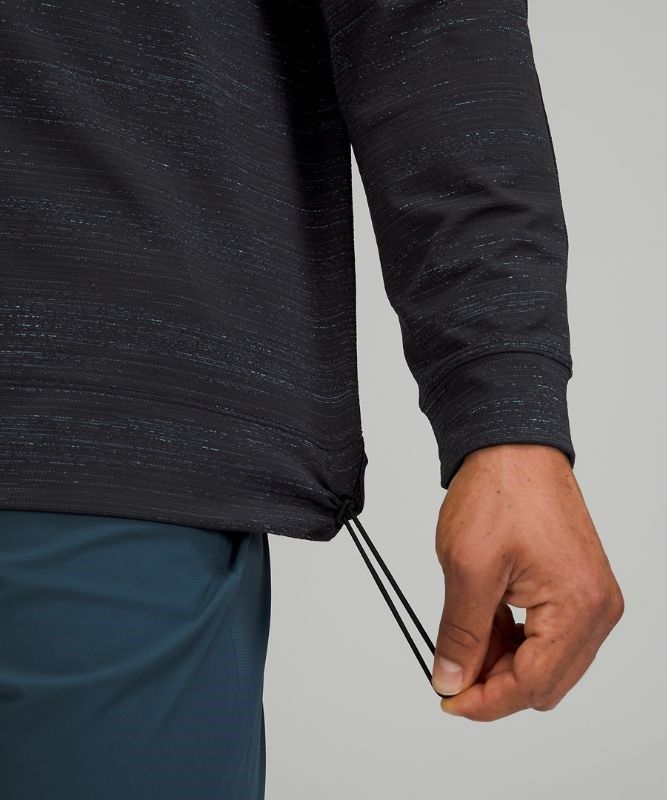 Lululemon Luxtreme Oversized Long Sleeve Crew Tröjor Herr Svarta Marinblå | WVFP-32975