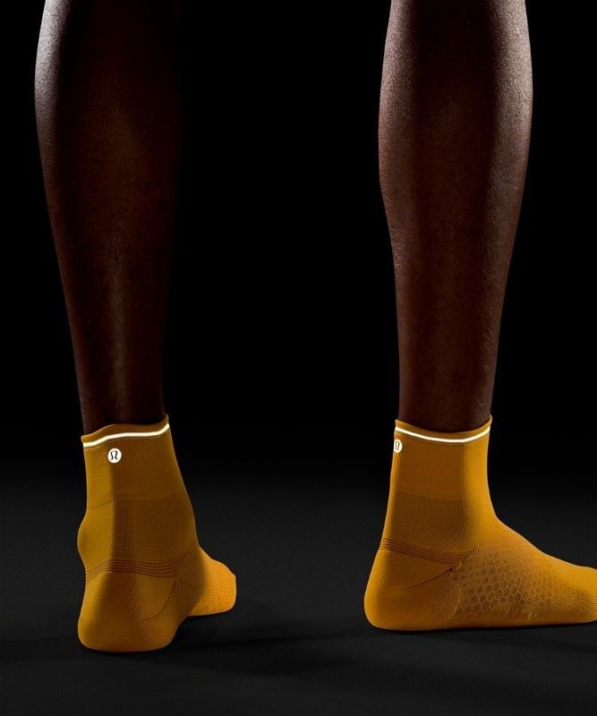 Lululemon MacroPillow Ankle Run Sock Strumpor Accessories Clementine | JBPS-75108